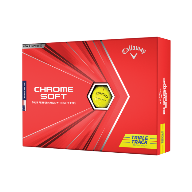 Image sur CALLAWAY Chrome Soft Triple Track jaune